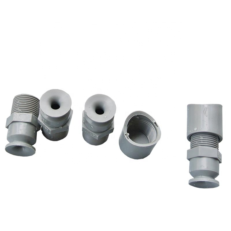 Grey ultrasonic plastic spray nozzle for cooling tower spray nozzle,plastic mist spray nozzle