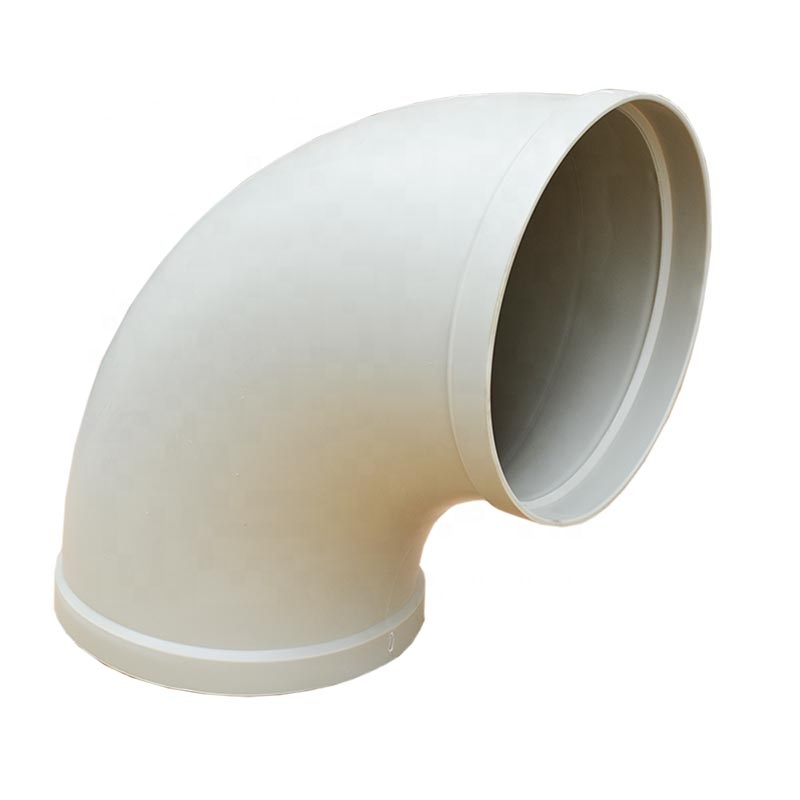 Grey Or Beige Polypropylene Pipe Fitting/pipe Elbow 90 Degree Elbow Pipe