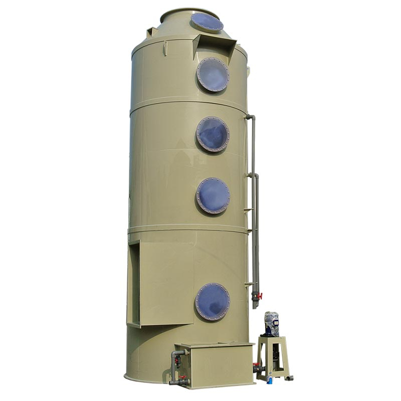 Industrial wet air scrubber exhaust customized size packing tower gas scrubber