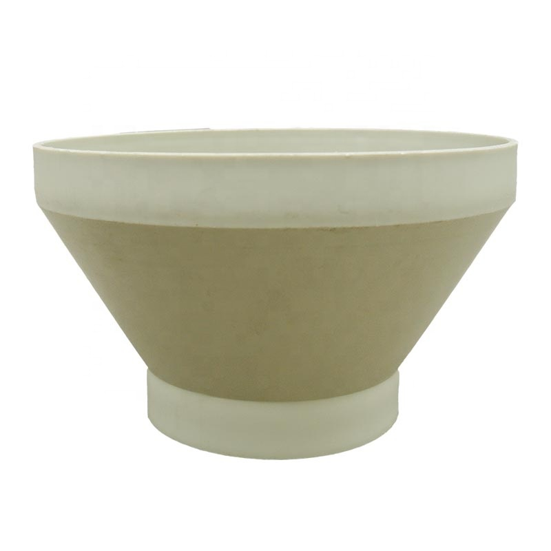 Plastic large pipe reducers custom made support pipe fitting