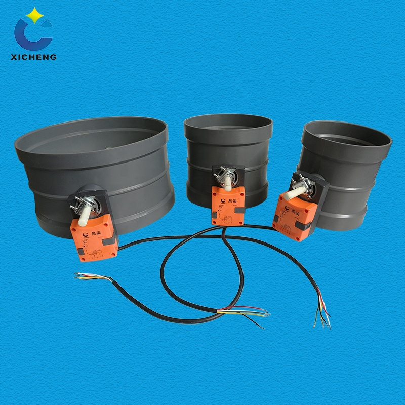 Plastic Adjustable Air Check Valve Electric Constant Air Volume Valve