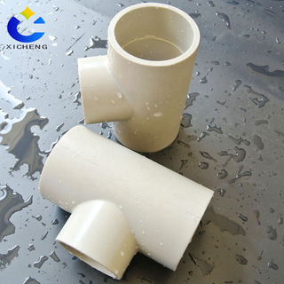 Plastic Pipe Butt Fusion Reducing Equal Tee Plastic PP Pipe Fittings