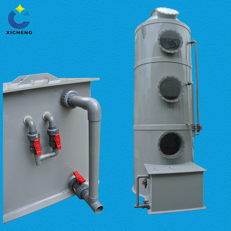 Industrial Waste Gas Treatment Equipment Plastic Gas Scrubber Made in China
