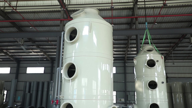Efficient Industrial Gas Disposal Equipment Factory Exhaust - Exhaust Wet Scrubber