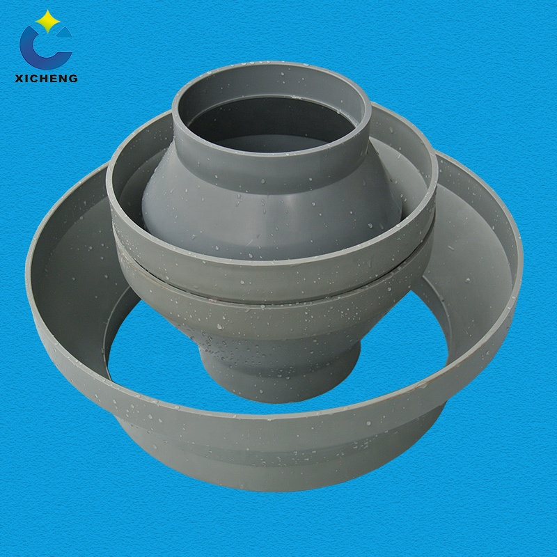 Plastic Ventilation Pipe Fitting Variable Diameter Pipe Reducer
