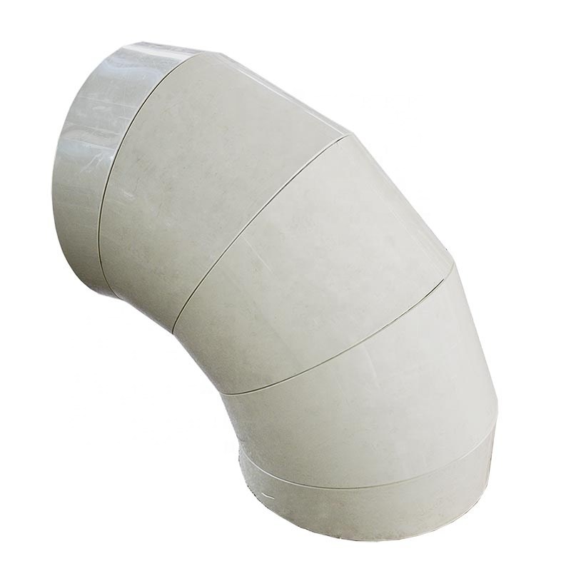 Plastic PP duct fitting 90 degree elbow 