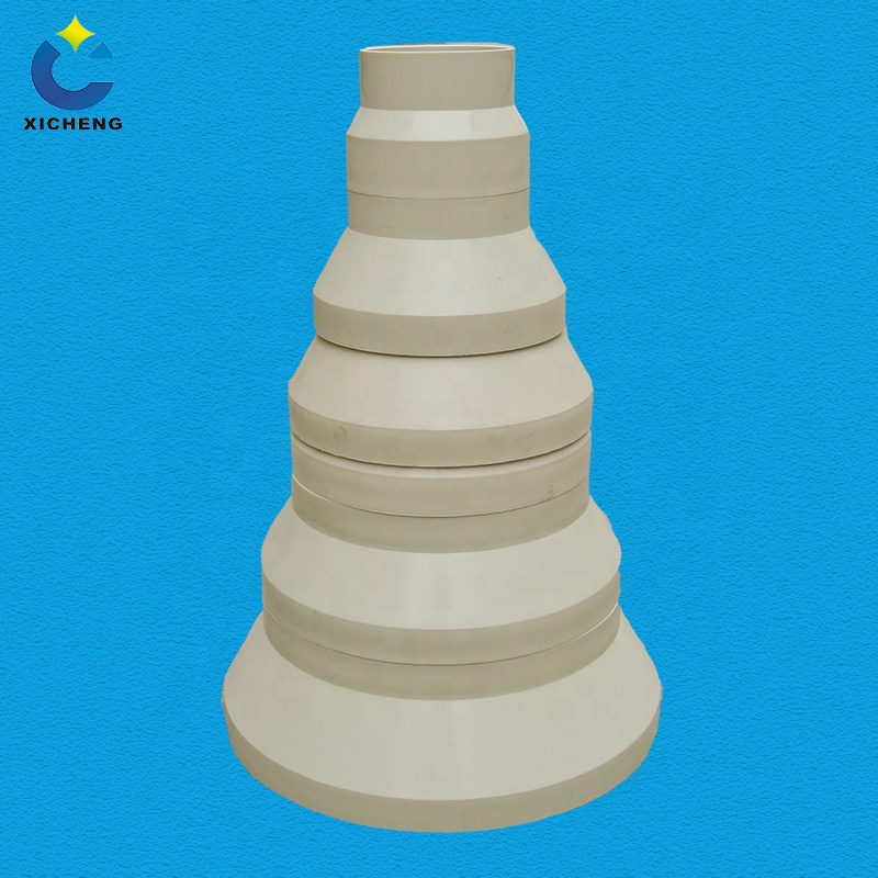 China manufacturer plastic pipe reducer/large air duct pipe reducers