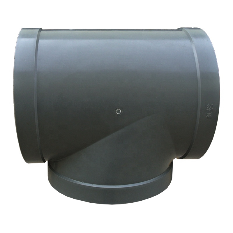 Three Way Pipe Connector PP PVC Plastic Pipe Fitting Tee