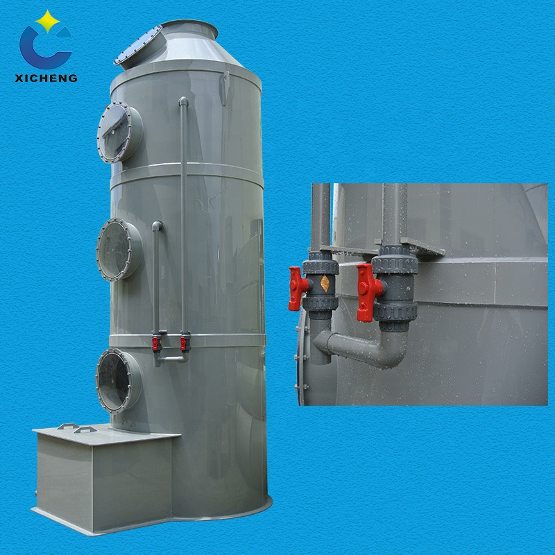 PP Acid and Alkali Corrosion Resistant Material Equipment Waste Gas Treatment Wet Scrubber