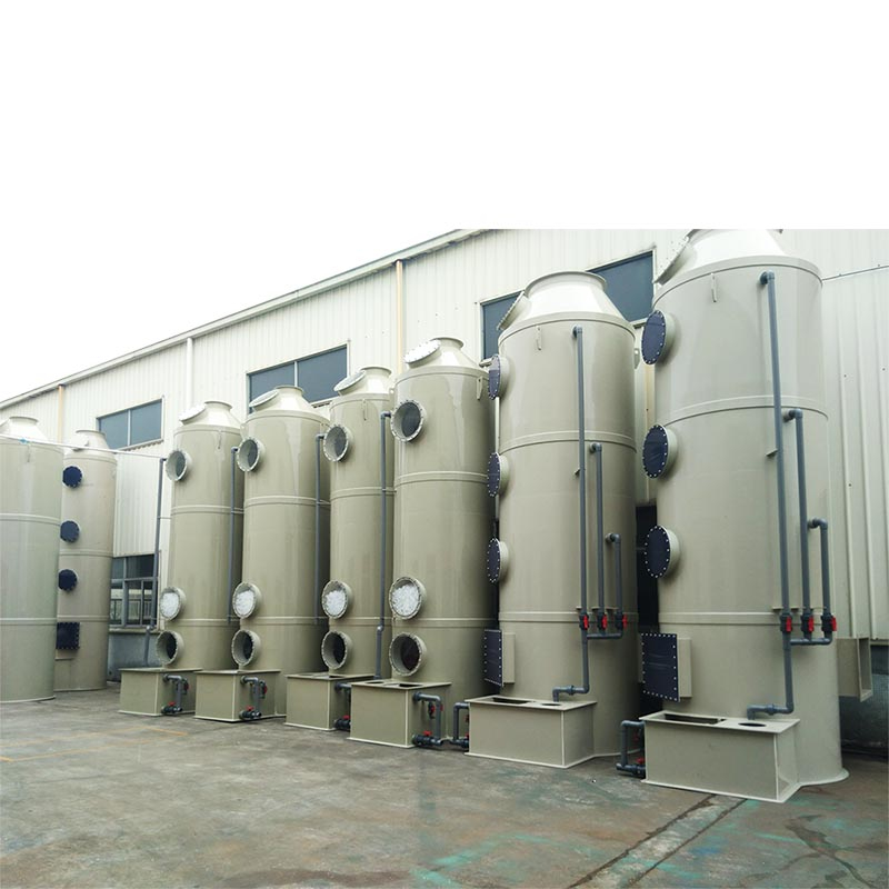 Wet scrubber can efficiently purify fume, scrubber tower equipment