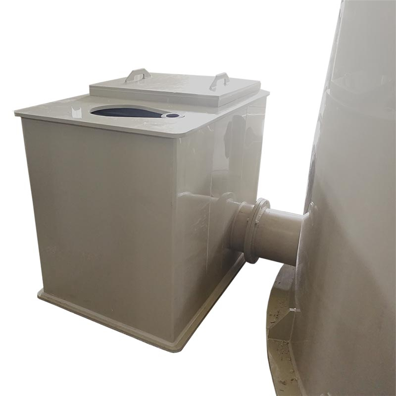 Industrial wet spraying purification gas scrubber