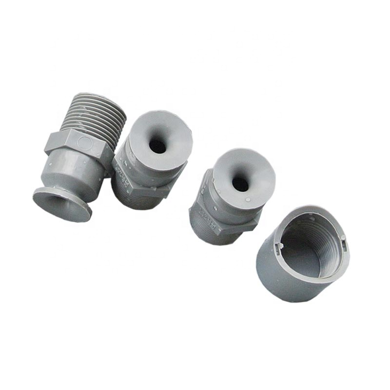 Grey ultrasonic plastic spray nozzle for cooling tower spray nozzle,plastic mist spray nozzle
