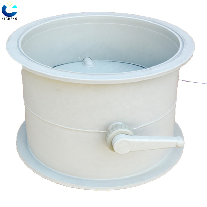Round Manual Plastic Air Duct Volume Control Damper Manual Air Control Valve