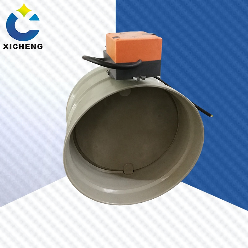 PP Motorized Air Damper for HAVC Air Flow Control,air Duct Damper,pneumatic valve