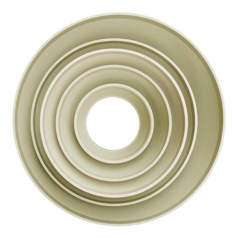Pipe Fittings Concentric Reducer with Beige & Gray/ Beige color in Industry