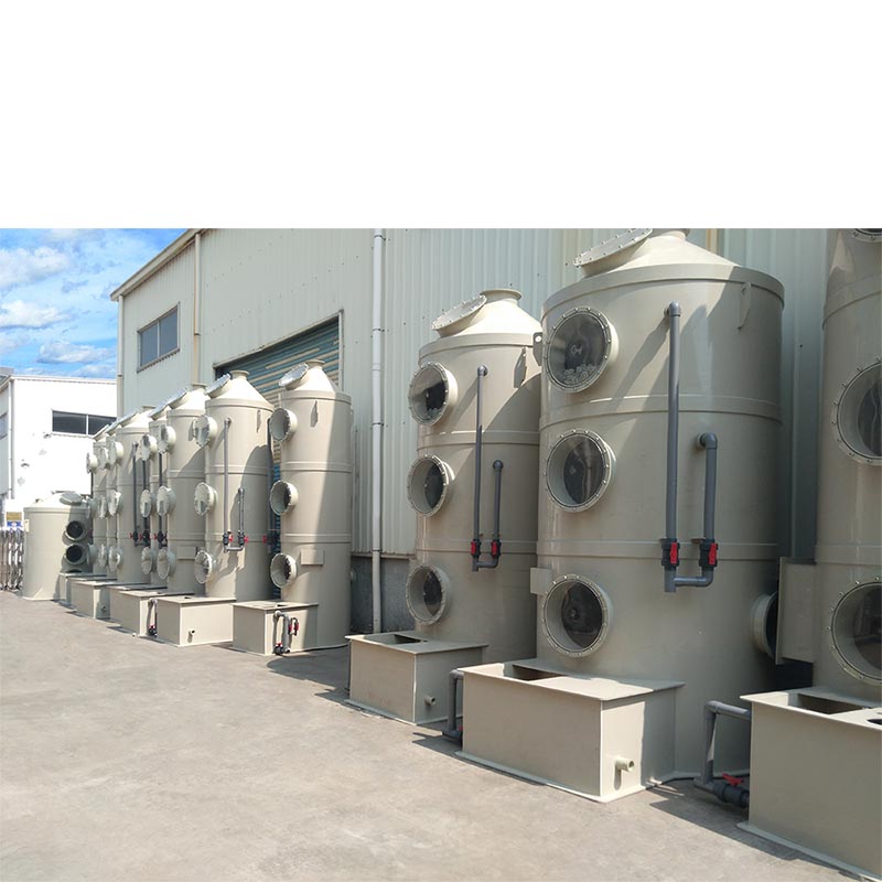 Wet scrubber can efficiently purify fume, scrubber tower equipment