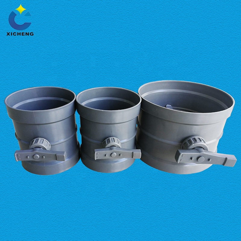 Industrial Ventilation Pipe Fittings Air Flow Control Plastic Check dampers