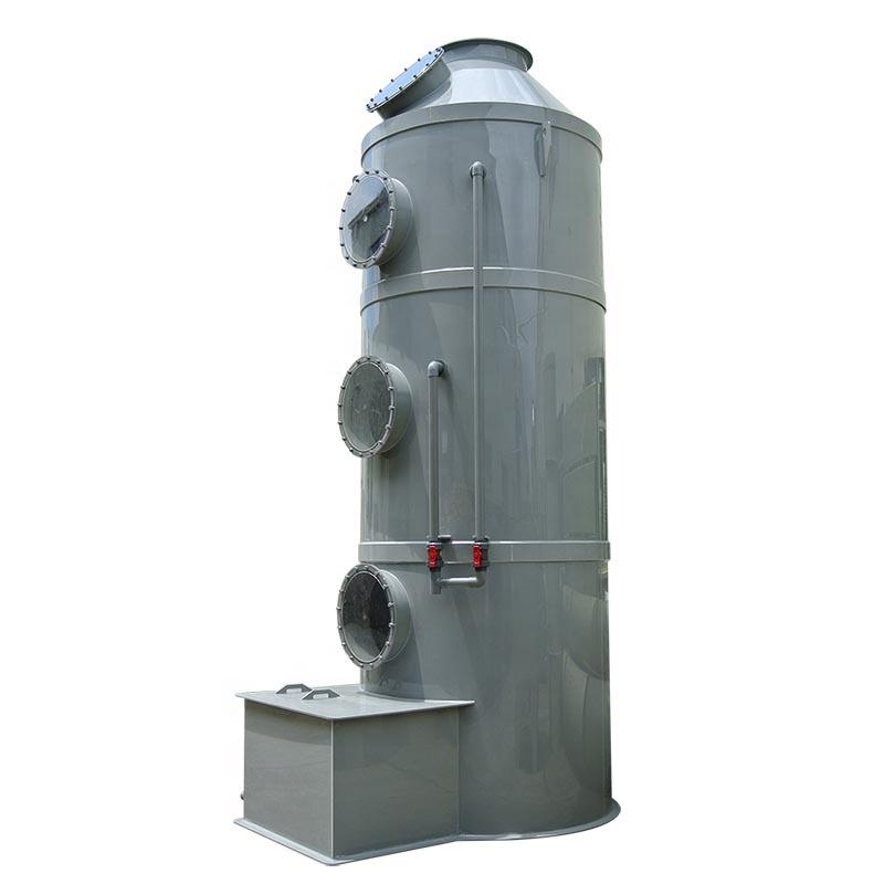 CN Industrial vertical gas wet Scrubber for acid & alkali mist remove