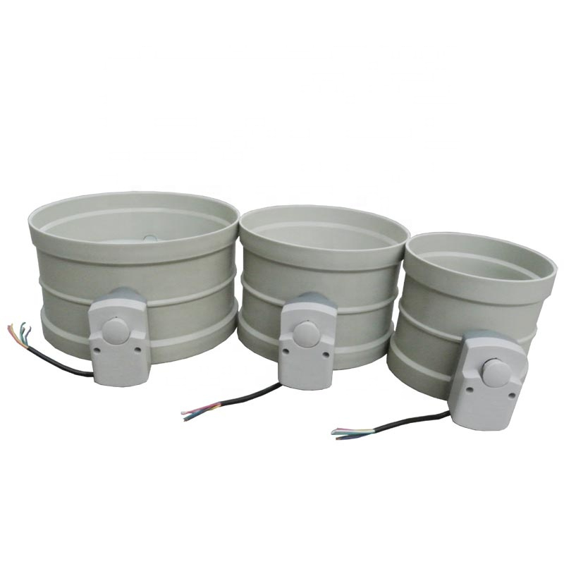HVAC Polypropylene Electric Air Duct Damper Motorized Air Damper