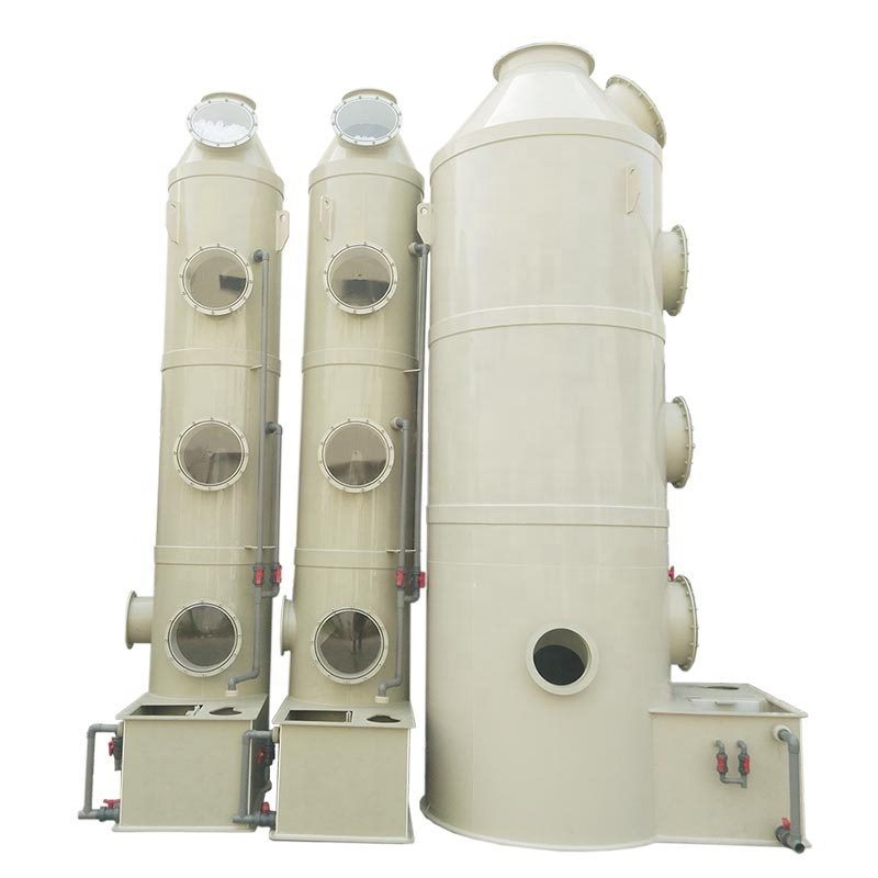 Industrial Waste Gas Treatment Equipment Plastic Gas Scrubber Made in China