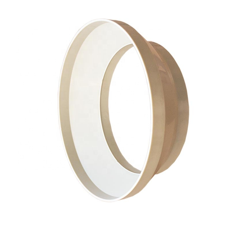 Polypropylene Plastic Ventilation Duct Fittings Variable Diameter PP Reducer
