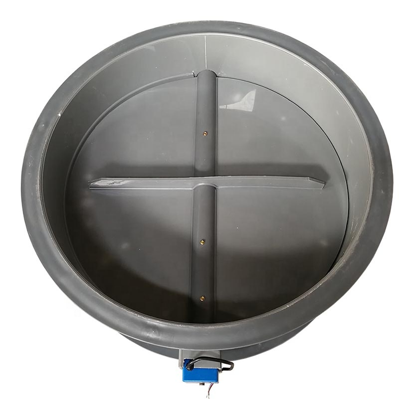 dn63~dn1500mm Polypropylene Round Air Duct Butterfly Damper