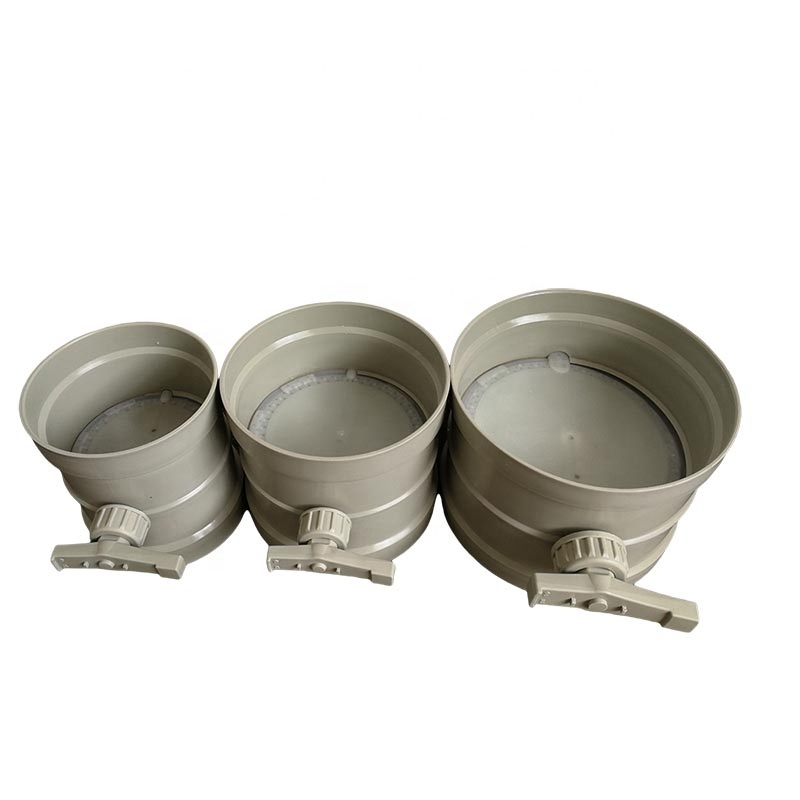 Industrial Ventilation Pipe Fittings PP PVC Plastic Manual Air Damper