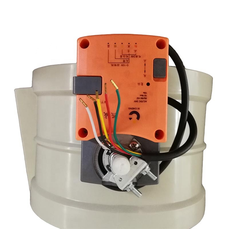 CN Manufacturer Polypropylene Plastic Effective Electric Constant Air Volume Valve