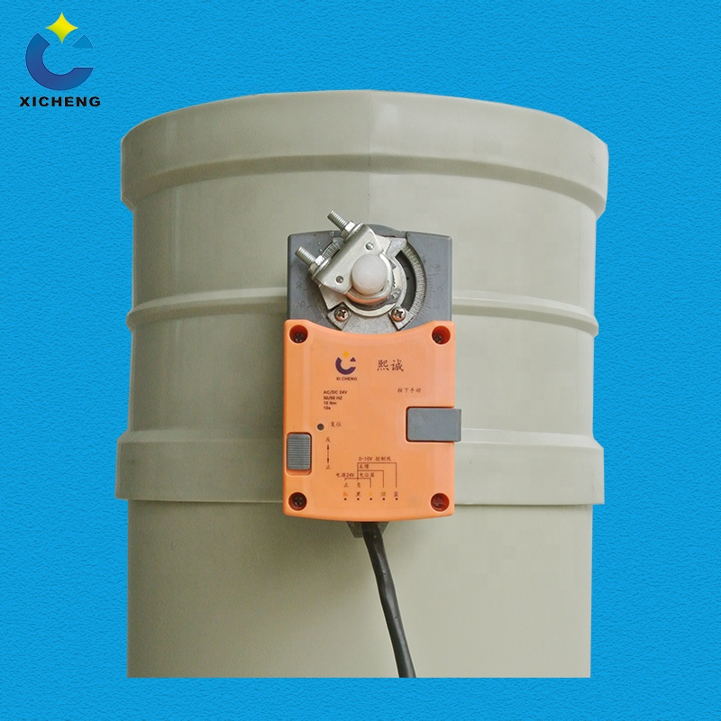 Ventilation duct fittings customized PP constant air volume valve