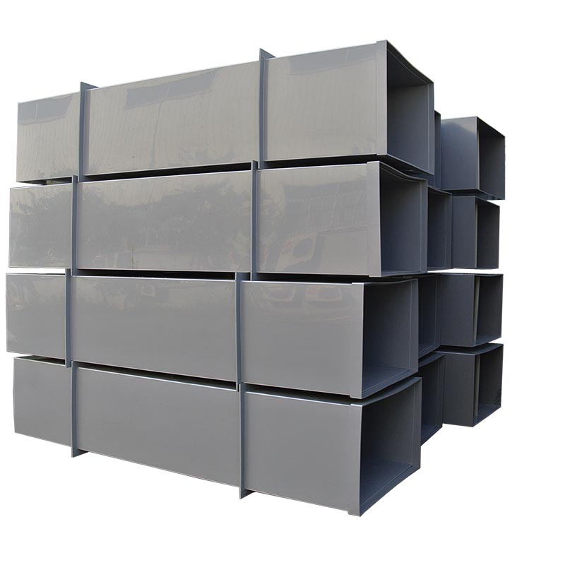 Hvac System Square Plastic Air Ventilating Duct Pipe