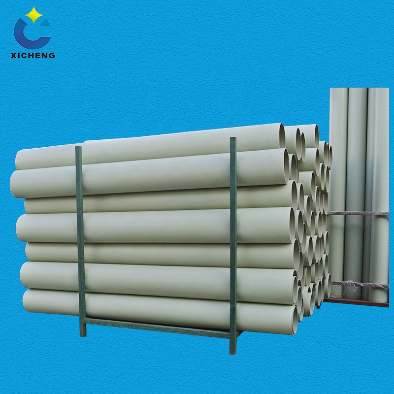 Round Plastic Plumbing Pipe VentilationConduct Pipe