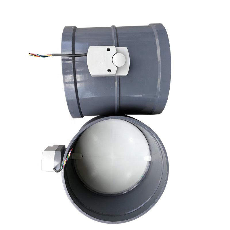 Elcetrial air control valve PP PVC plastic air vent valve