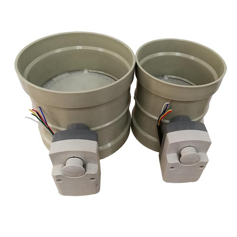 HVAC Polypropylene Electric Air Duct Damper Motorized Air Damper