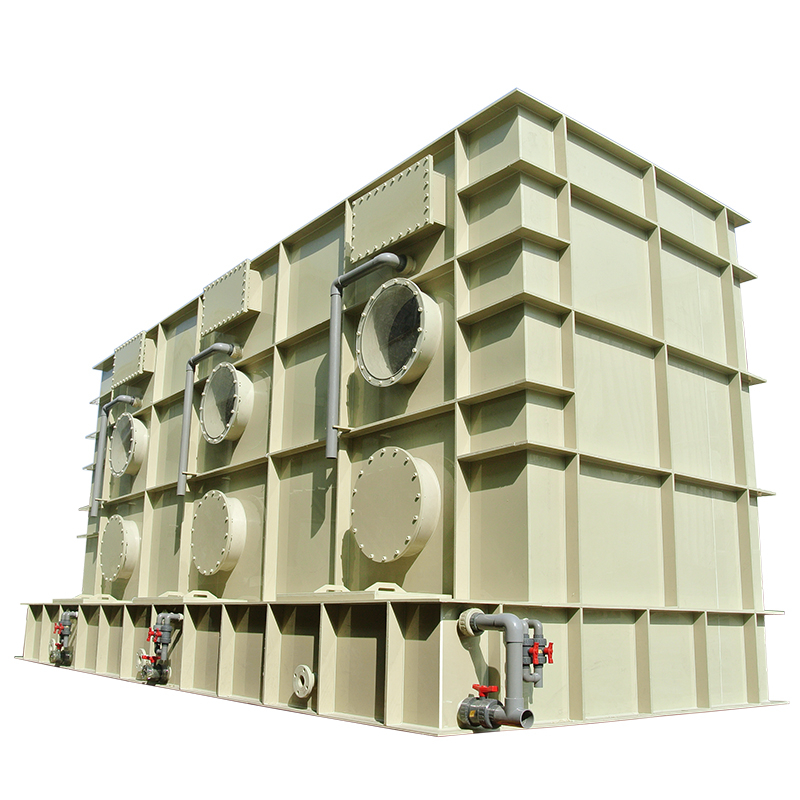 Industrial chemical scrubber-waste gas treatment system