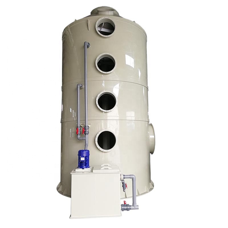 CN Industrial vertical gas wet Scrubber for acid & alkali mist remove