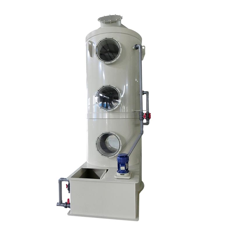 Waste Gas Purification Tower PP Material Exhaust Gas Washing Tower Wet Scrubber