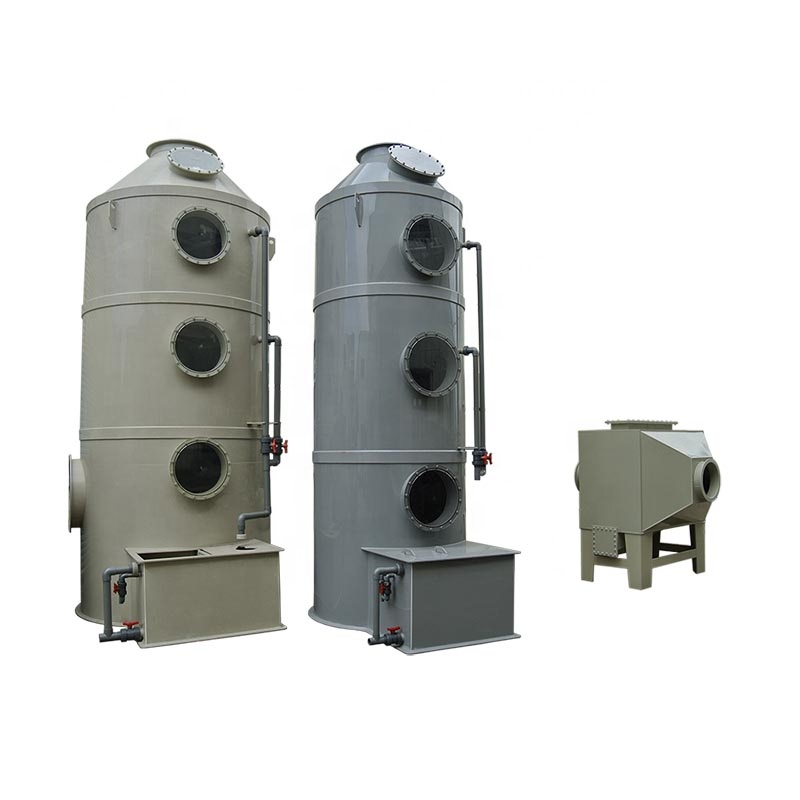 CN Industrial vertical gas wet Scrubber for acid & alkali mist remove