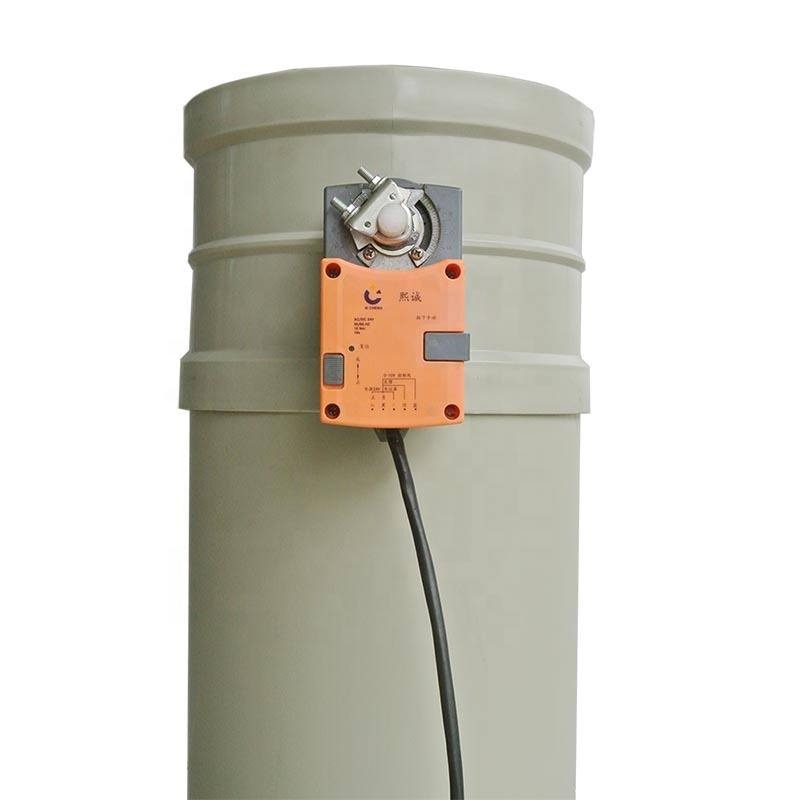 CN Manufacturer Polypropylene Plastic Effective Electric Constant Air Volume Valve