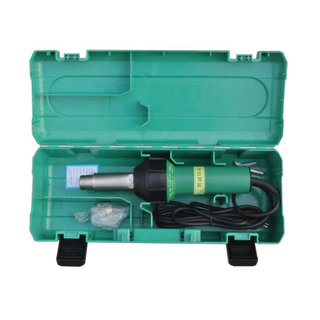 1600W Plastic Welder Hot Air Weld Gun with Roofing Seam Rollers/Seam Tester Probe and Weld Nozzle (Plastic Carrying Case)