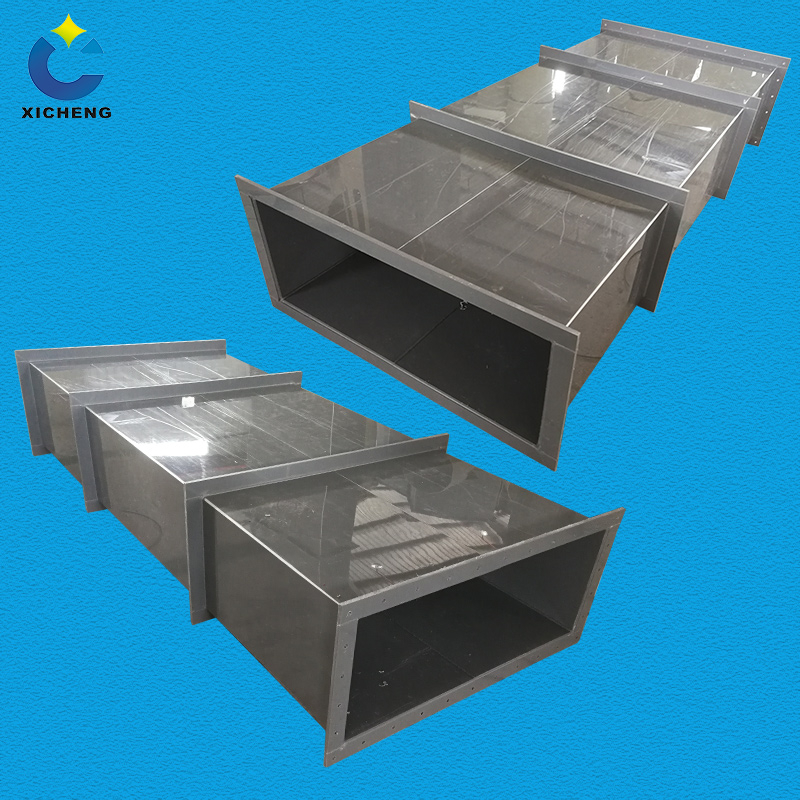 Chinese Cheap Plastic Galvanized Rectangular Tubing/square Plastic Tubing for Vetilation system
