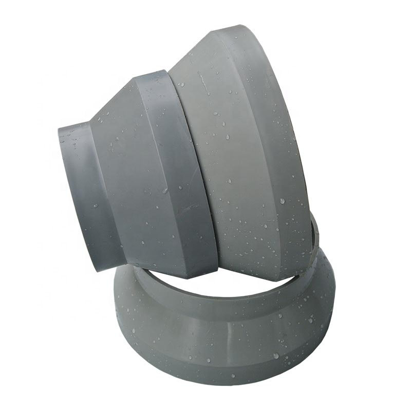 Plastic Ventilation Pipe Fitting Variable Diameter Pipe Reducer
