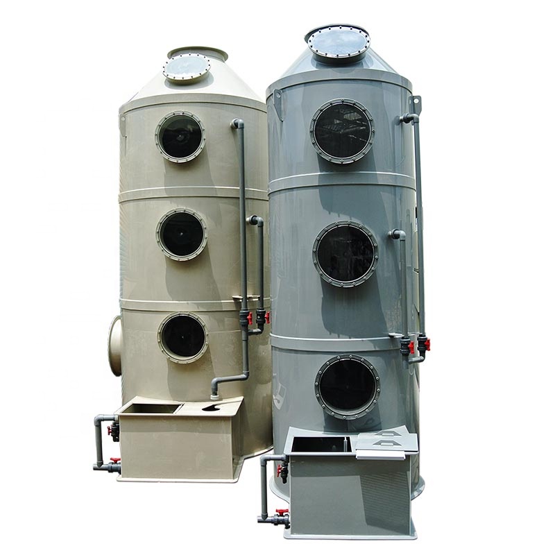 Industrial Dust Off Gas Treatment Scrubber System wet scrubber odour control