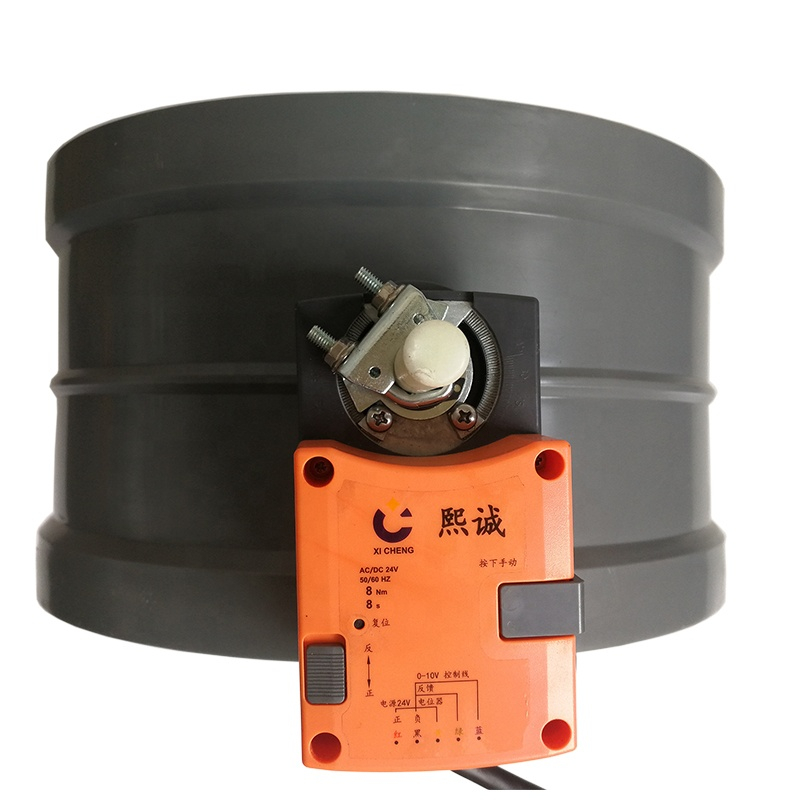Plastic Adjustable Air Check Valve Electric Constant Air Volume Valve