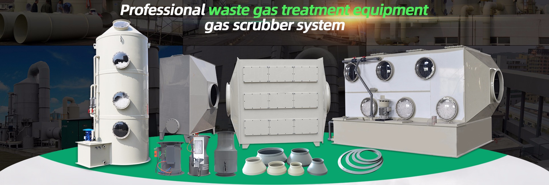 Exhaust gas treatment equipment