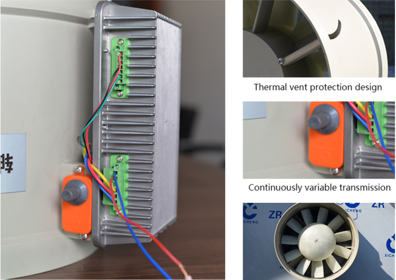 Detailed analysis of PP axial fan