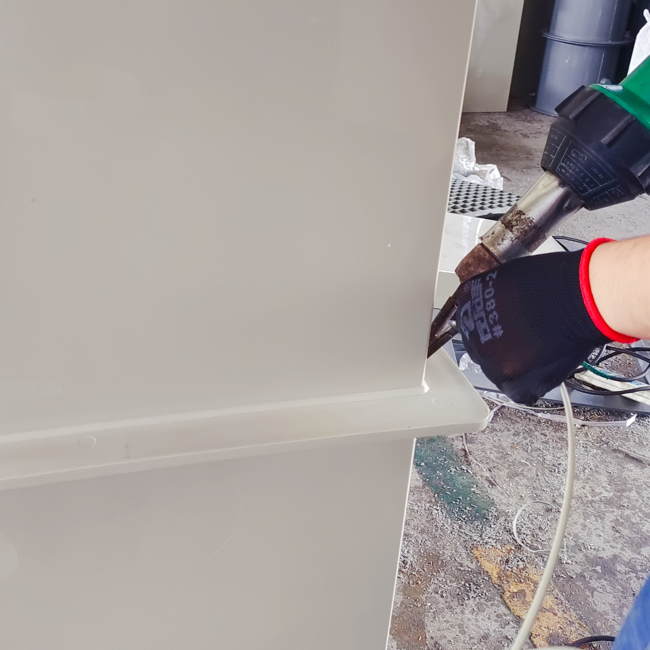 PP square duct welding