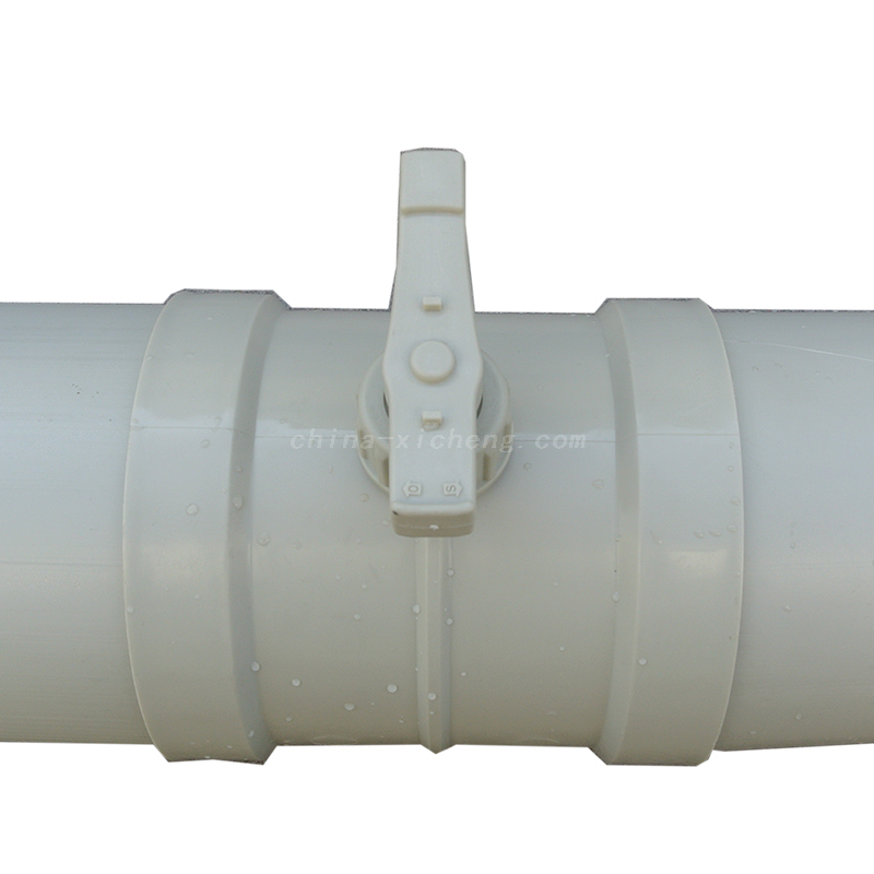 PP/PVC Manual Butterfly Damper