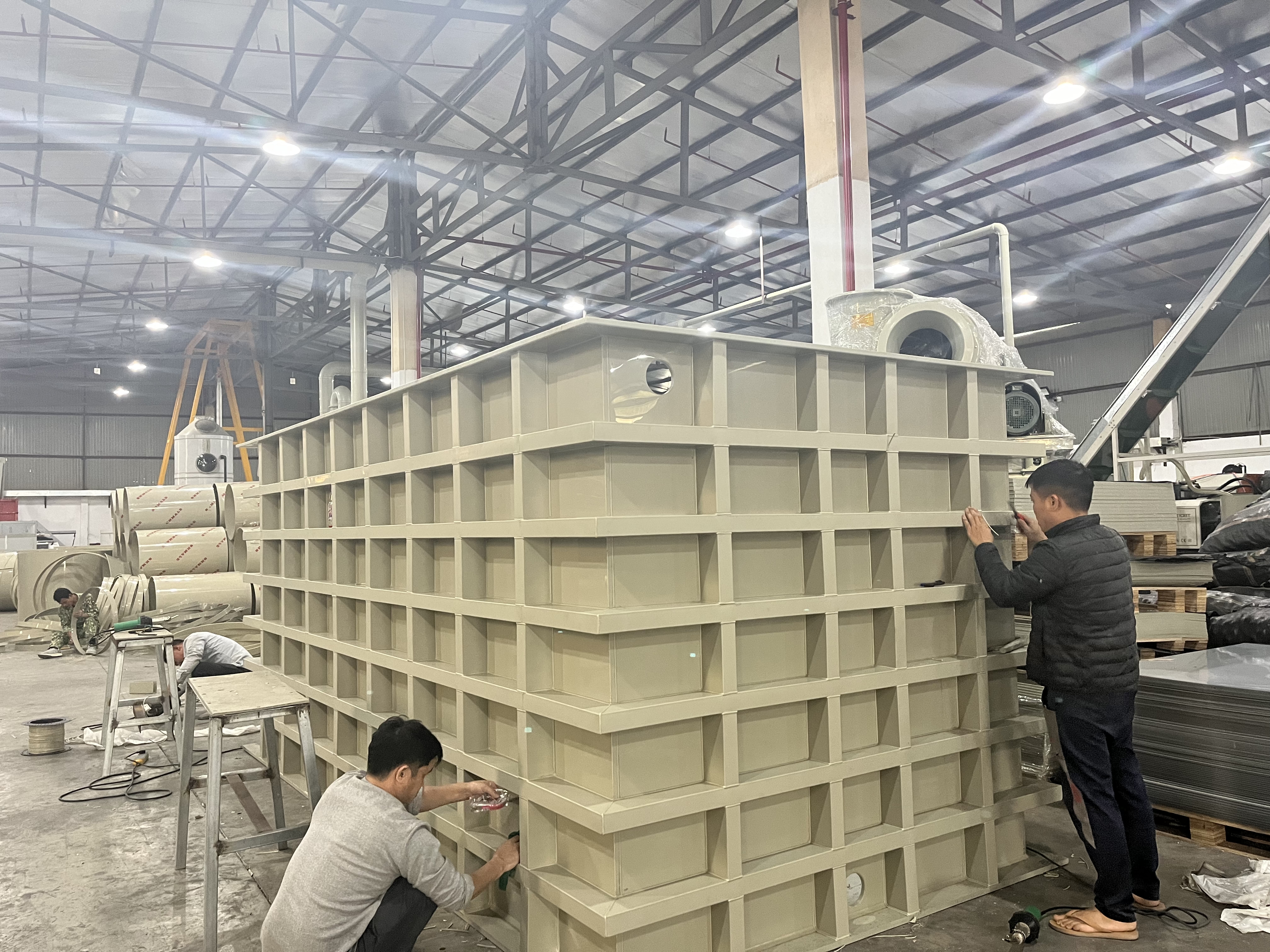 design of overhead rectangular water tank