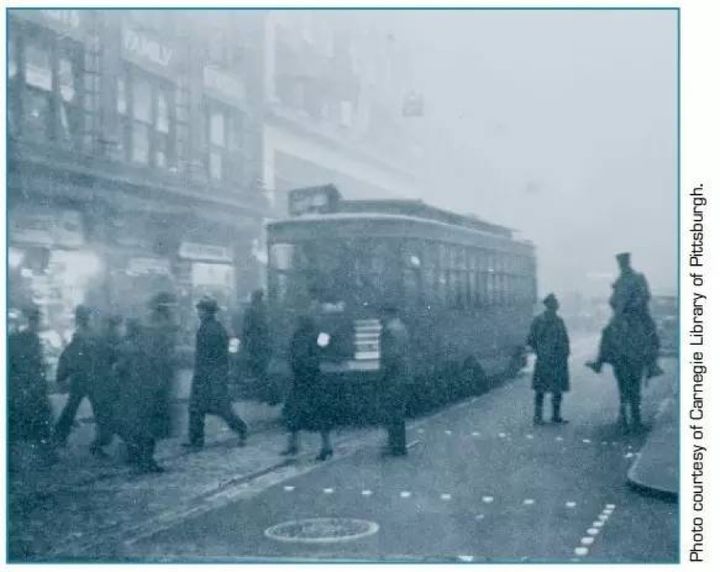 an air pollution incident in Donora