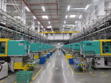 Plastic waste gas treatment